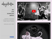 Tablet Screenshot of apeyandthepea.com